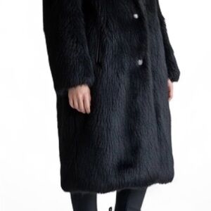UGG ESME Black Shearling Coat